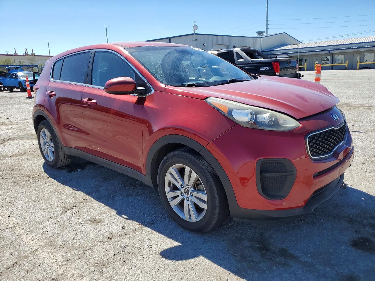 2017 Kia Sportage Lx Red vin: KNDPM3AC0H7166048