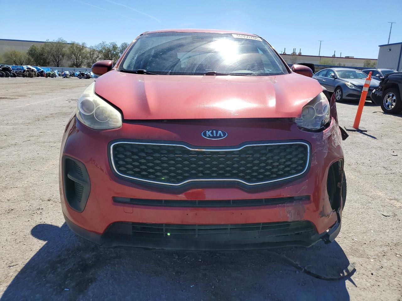 2017 Kia Sportage Lx Red vin: KNDPM3AC0H7166048