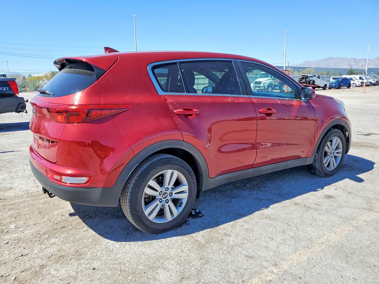 2017 Kia Sportage Lx Red vin: KNDPM3AC0H7166048