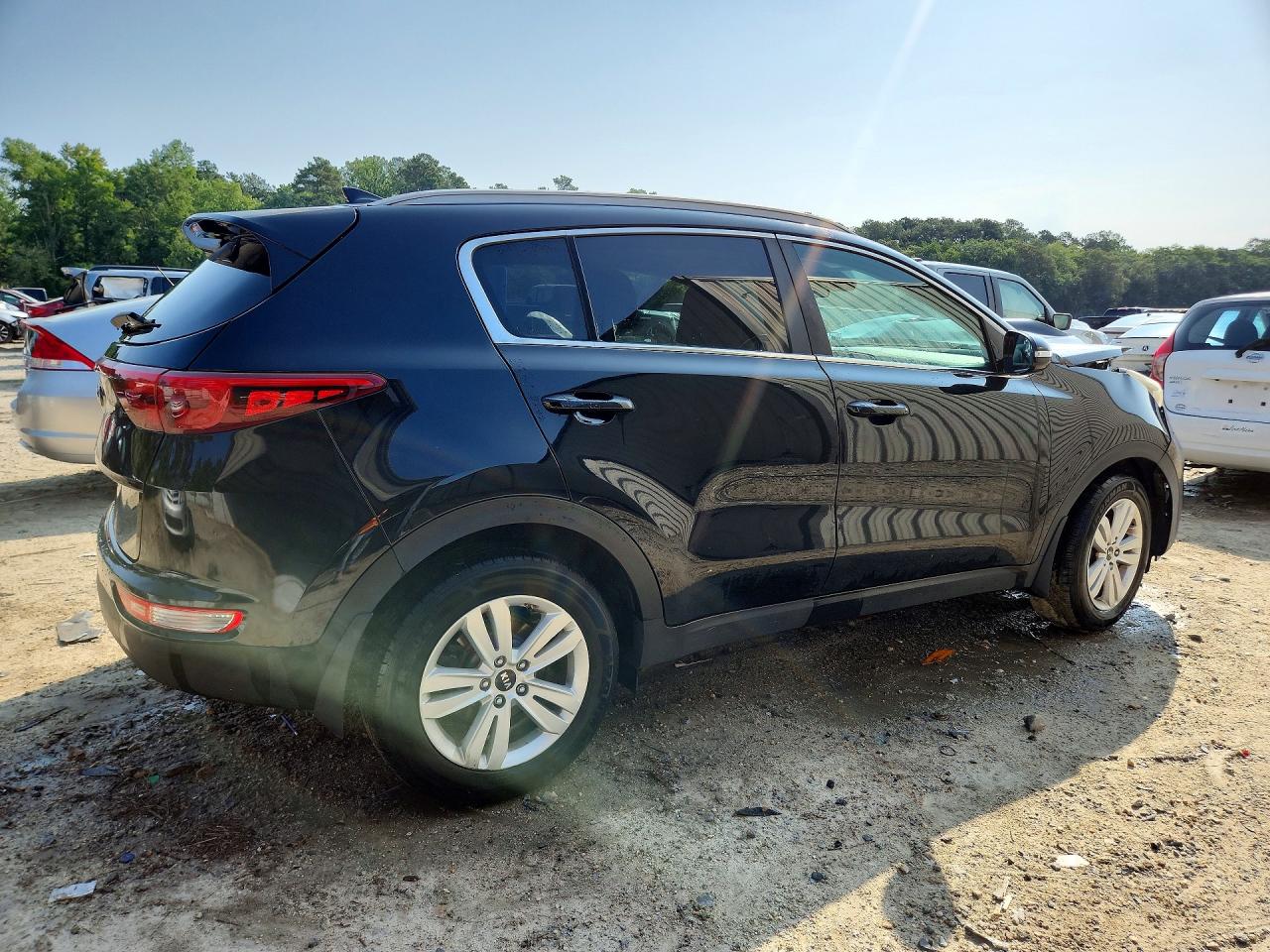 2018 Kia Sportage Lx Black vin: KNDPM3AC0J7413316