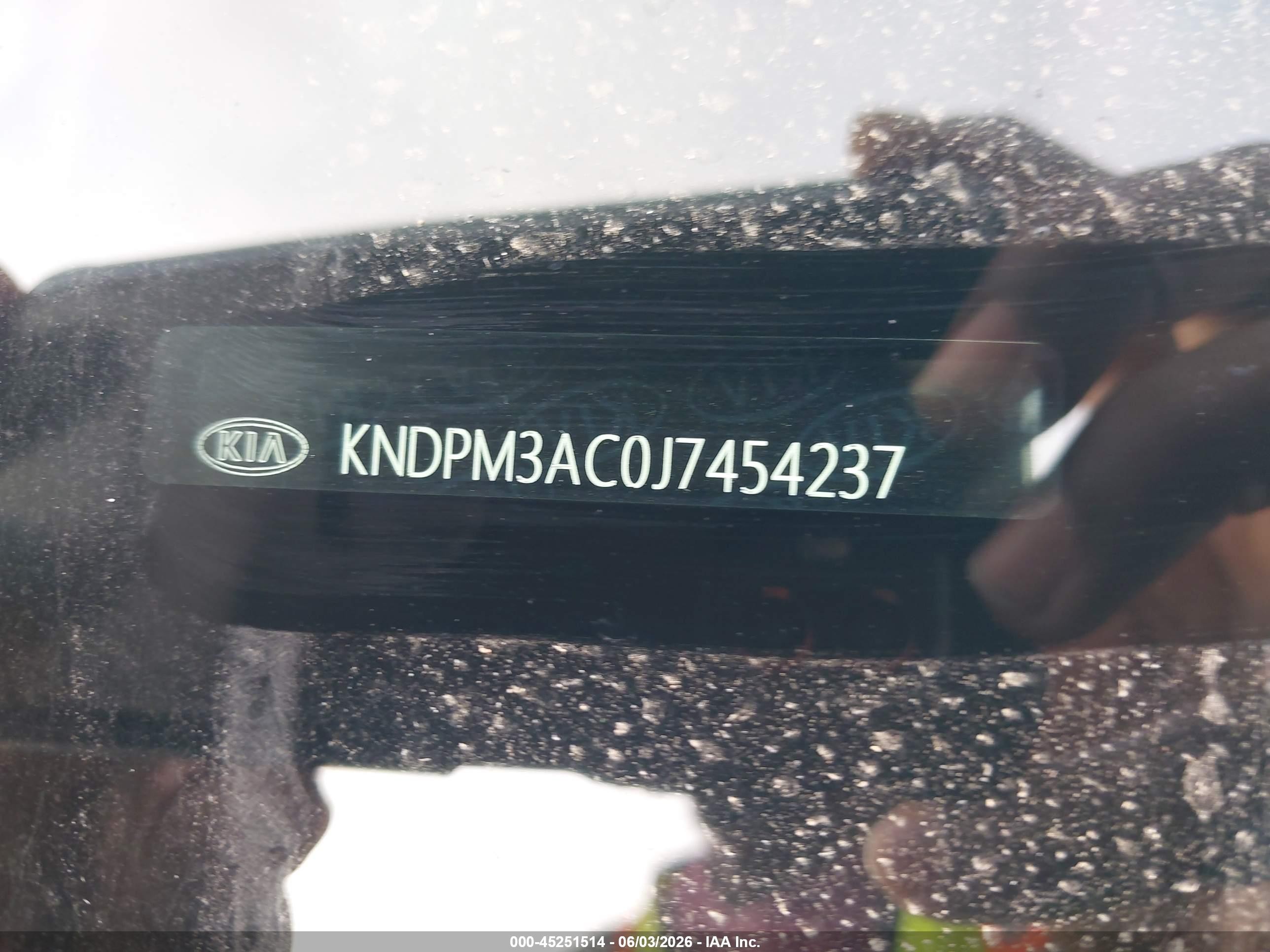 2018 Kia Sportage Lx Dark Blue vin: KNDPM3AC0J7454237