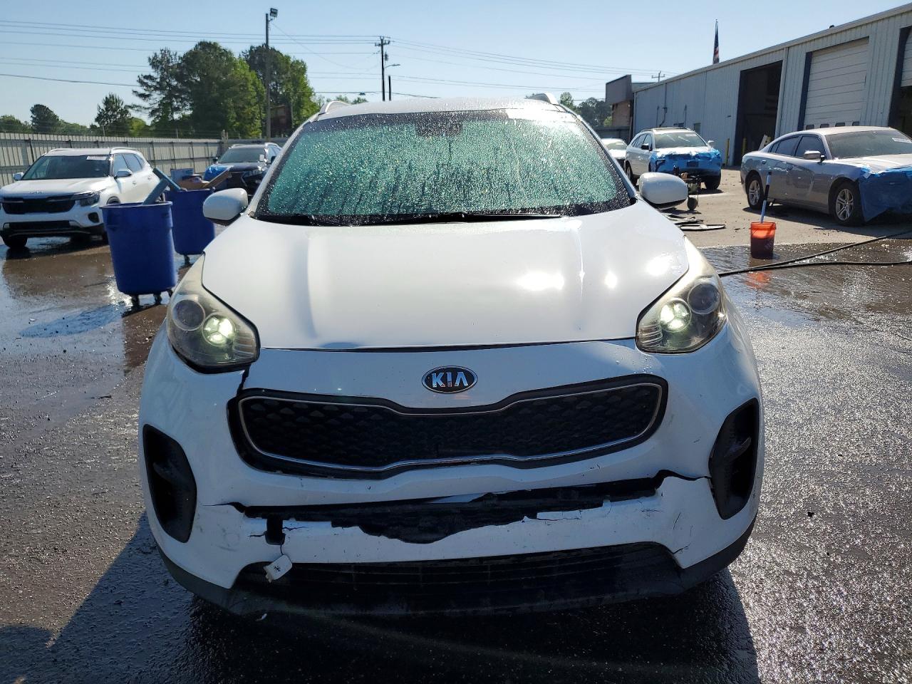 2019 Kia Sportage Lx White vin: KNDPM3AC0K7545414
