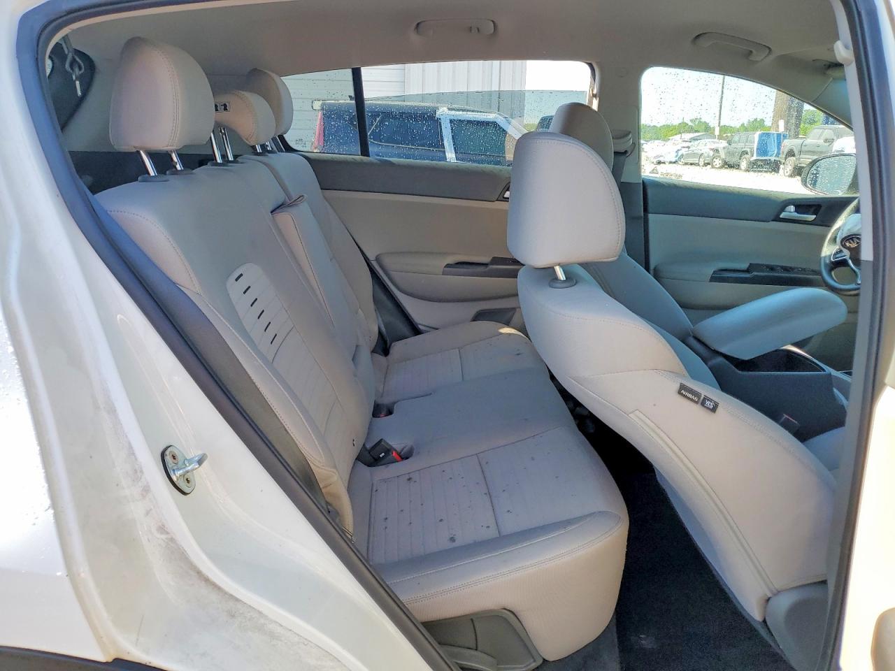 2019 Kia Sportage Lx White vin: KNDPM3AC0K7545414