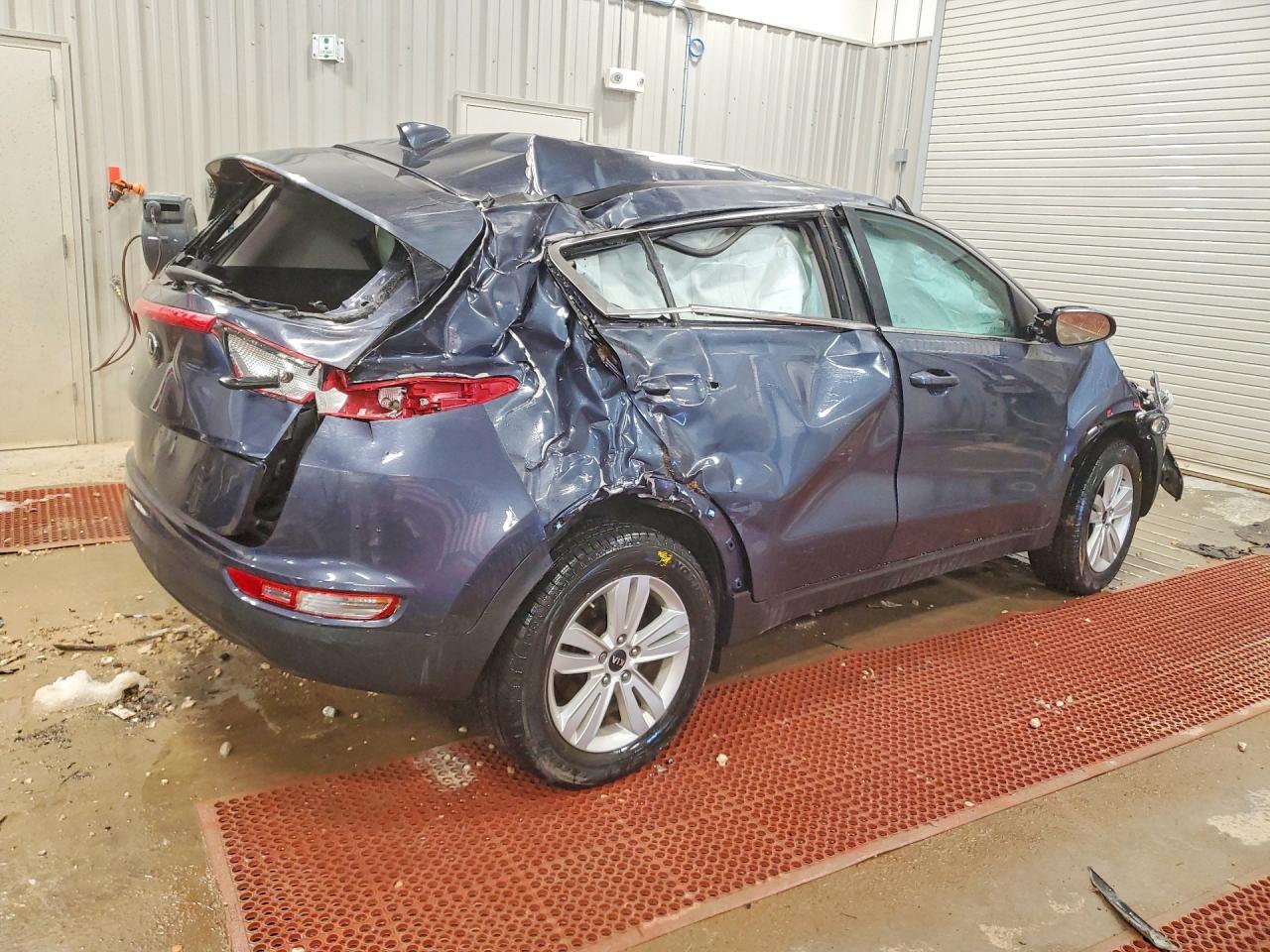 2019 Kia Sportage Lx Blue vin: KNDPM3AC0K7569325