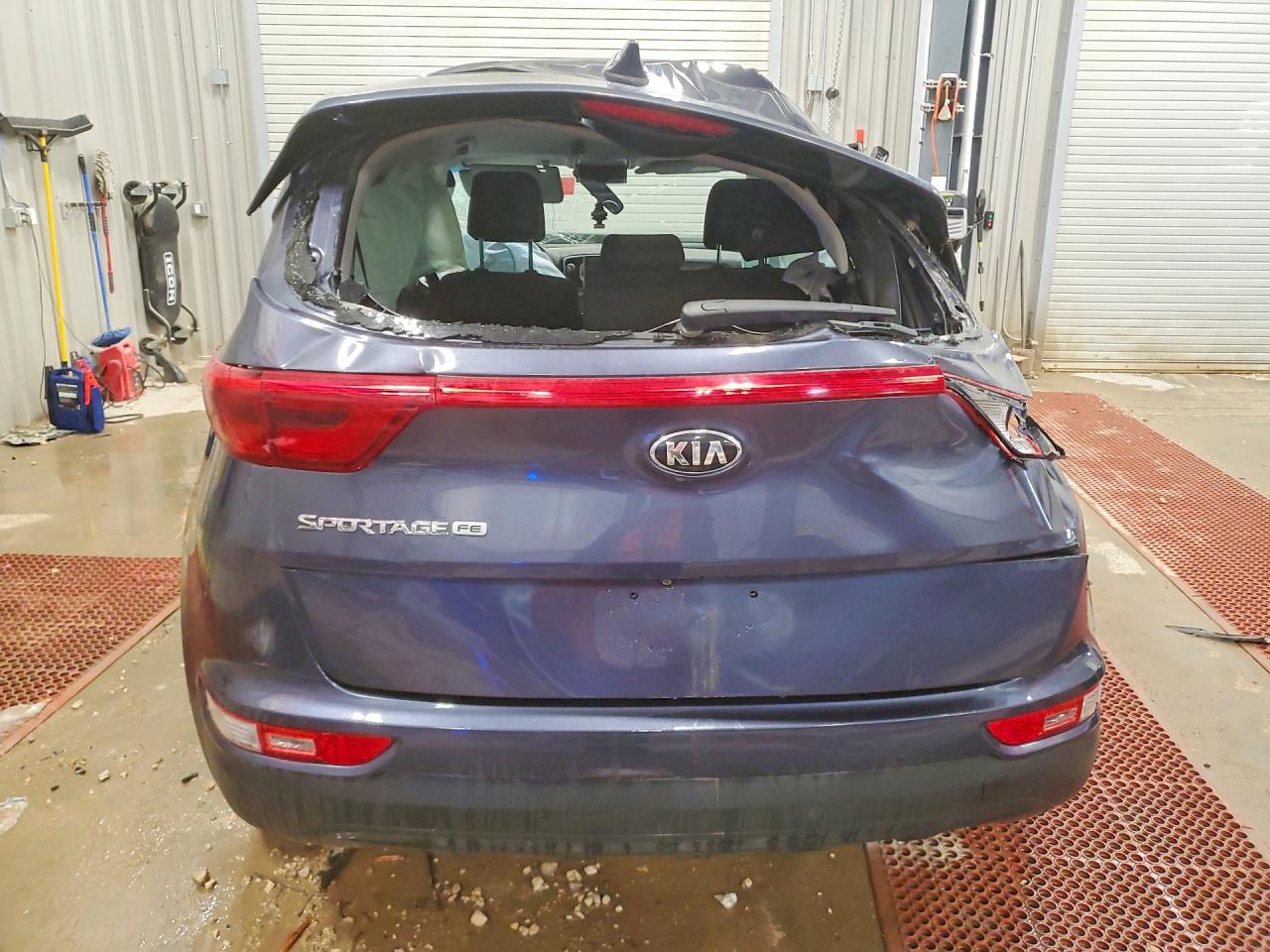 2019 Kia Sportage Lx Blue vin: KNDPM3AC0K7569325