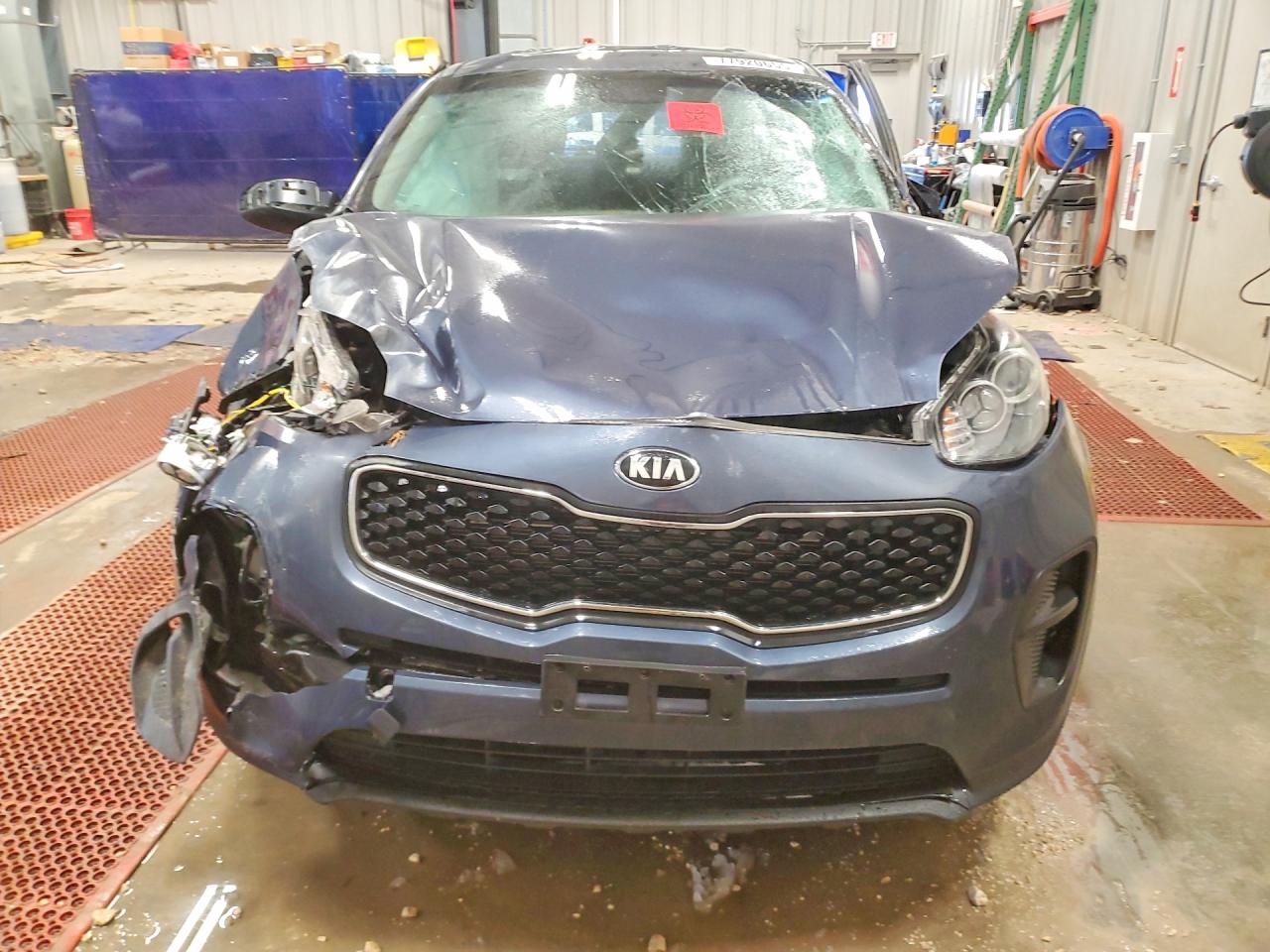 2019 Kia Sportage Lx Blue vin: KNDPM3AC0K7569325