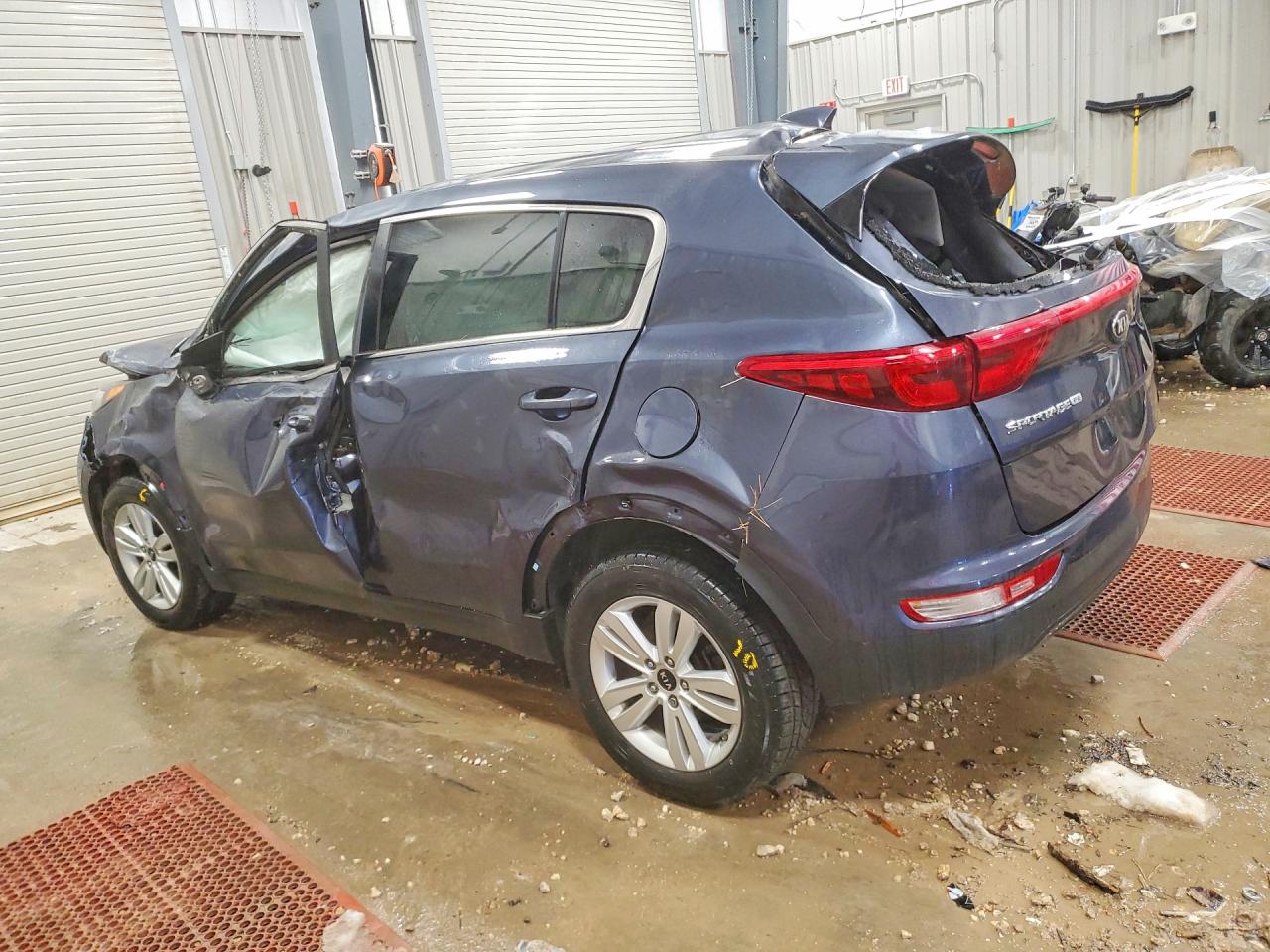 2019 Kia Sportage Lx Blue vin: KNDPM3AC0K7569325