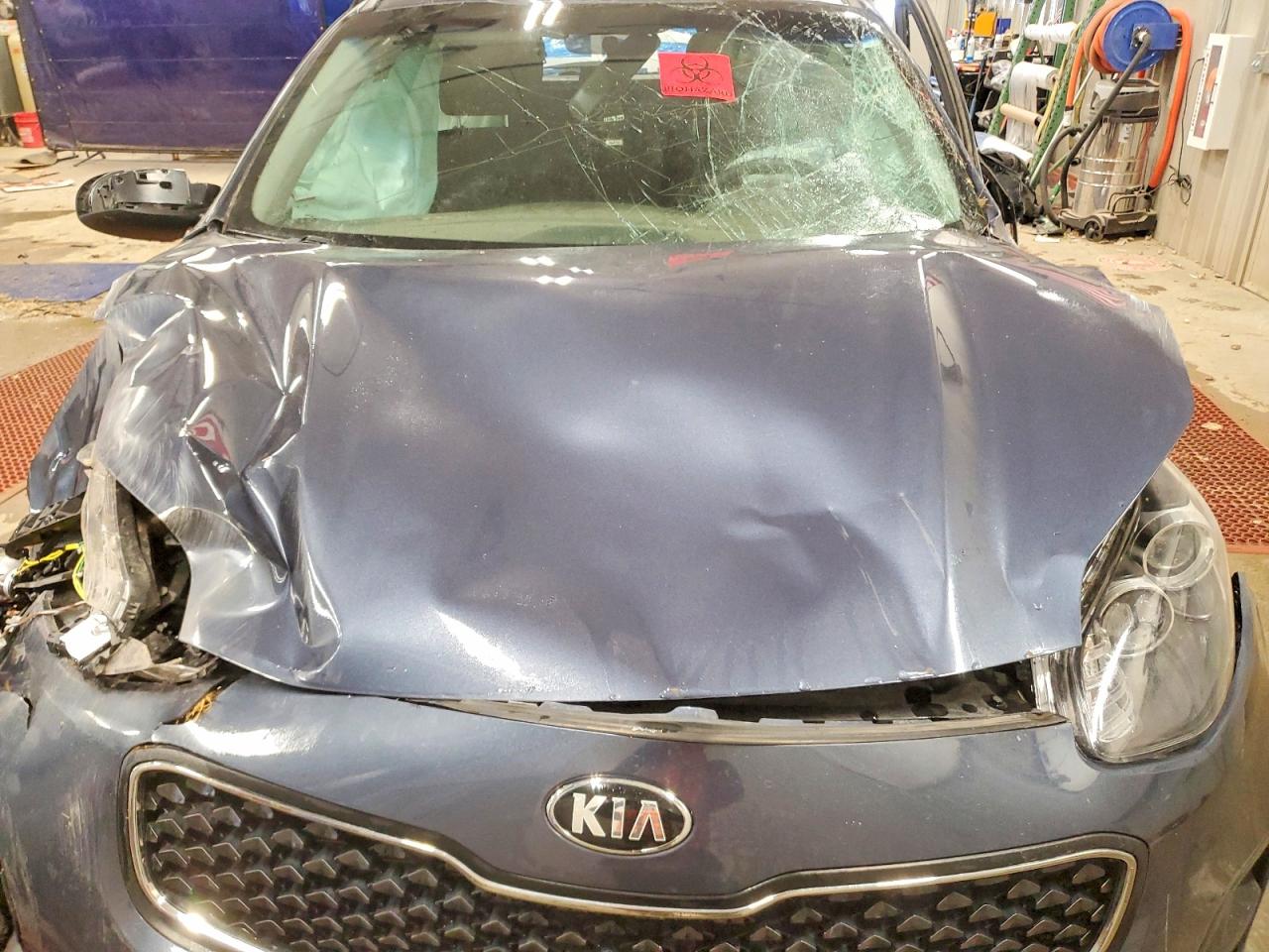 2019 Kia Sportage Lx Blue vin: KNDPM3AC0K7569325
