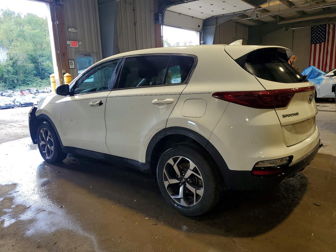 2020 Kia Sportage Lx White vin: KNDPM3AC0L7790926