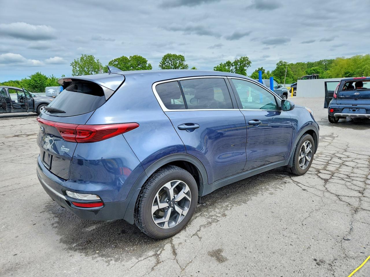 2020 Kia Sportage Lx Серый vin: KNDPM3AC0L7815775