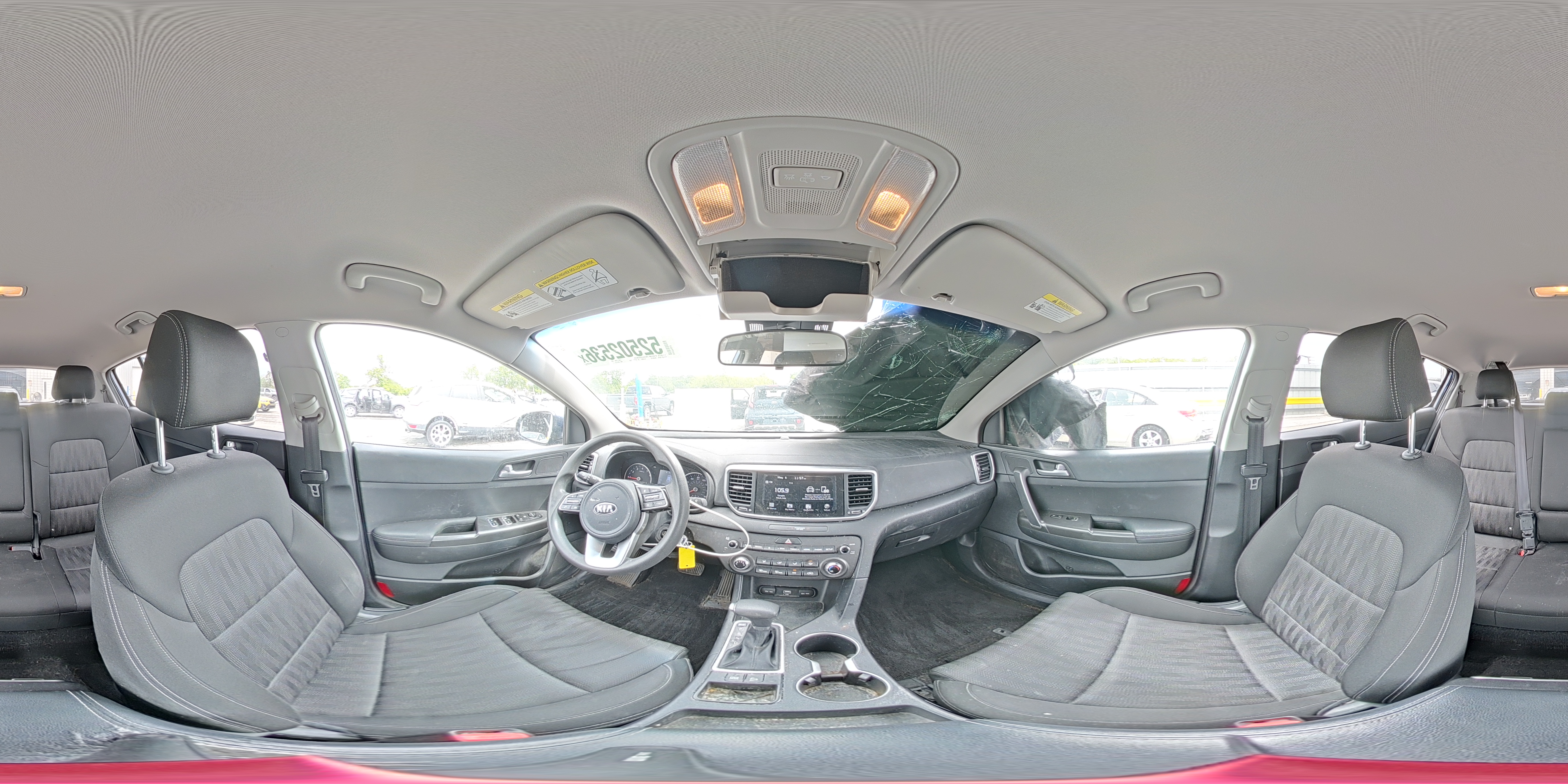 2020 Kia Sportage Lx Серый vin: KNDPM3AC0L7815775