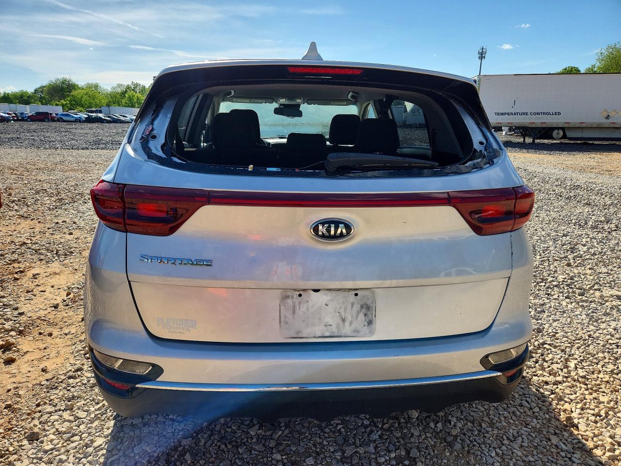 2021 Kia Sportage Lx Silver vin: KNDPM3AC0M7888985
