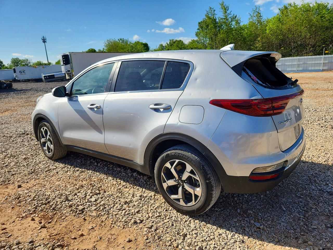 2021 Kia Sportage Lx Silver vin: KNDPM3AC0M7888985
