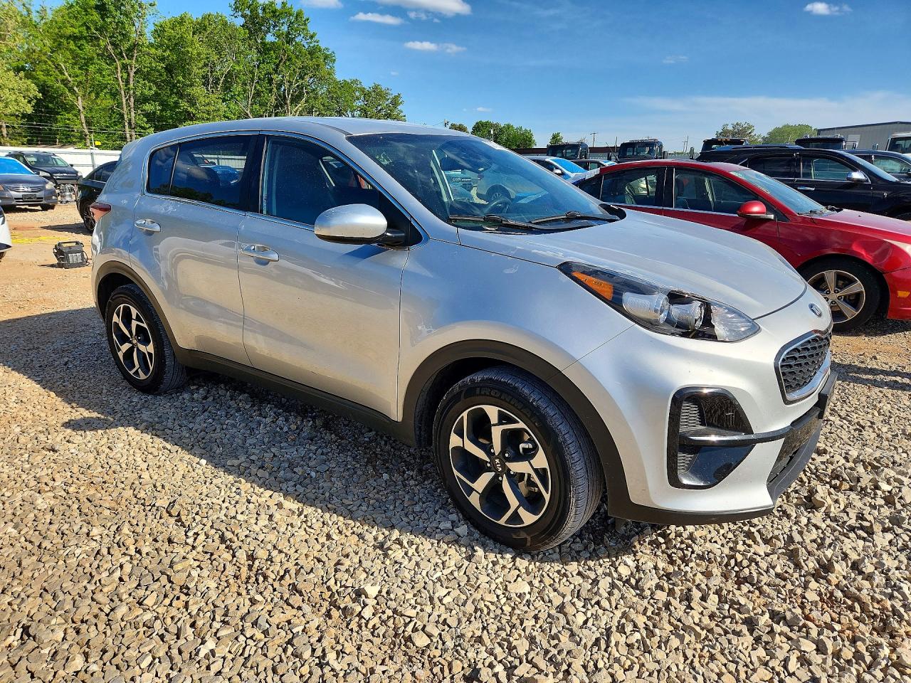 2021 Kia Sportage Lx Silver vin: KNDPM3AC0M7888985