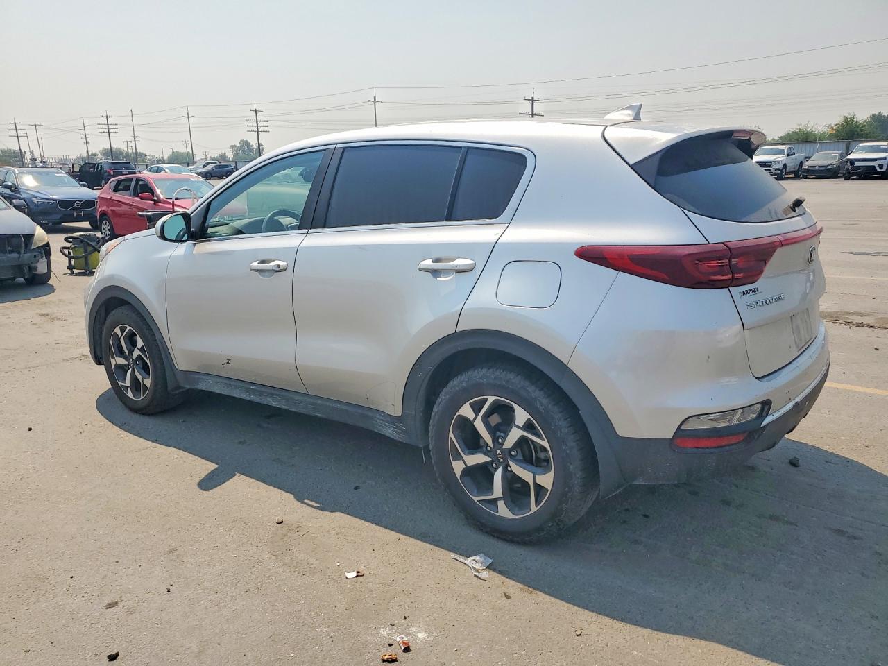 2022 Kia Sportage Lx Silver vin: KNDPM3AC0N7950600