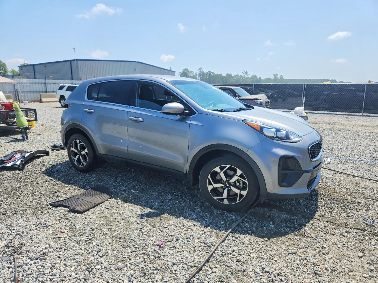 2021 Kia Sportage Lx Silver vin: KNDPM3AC1M7944934