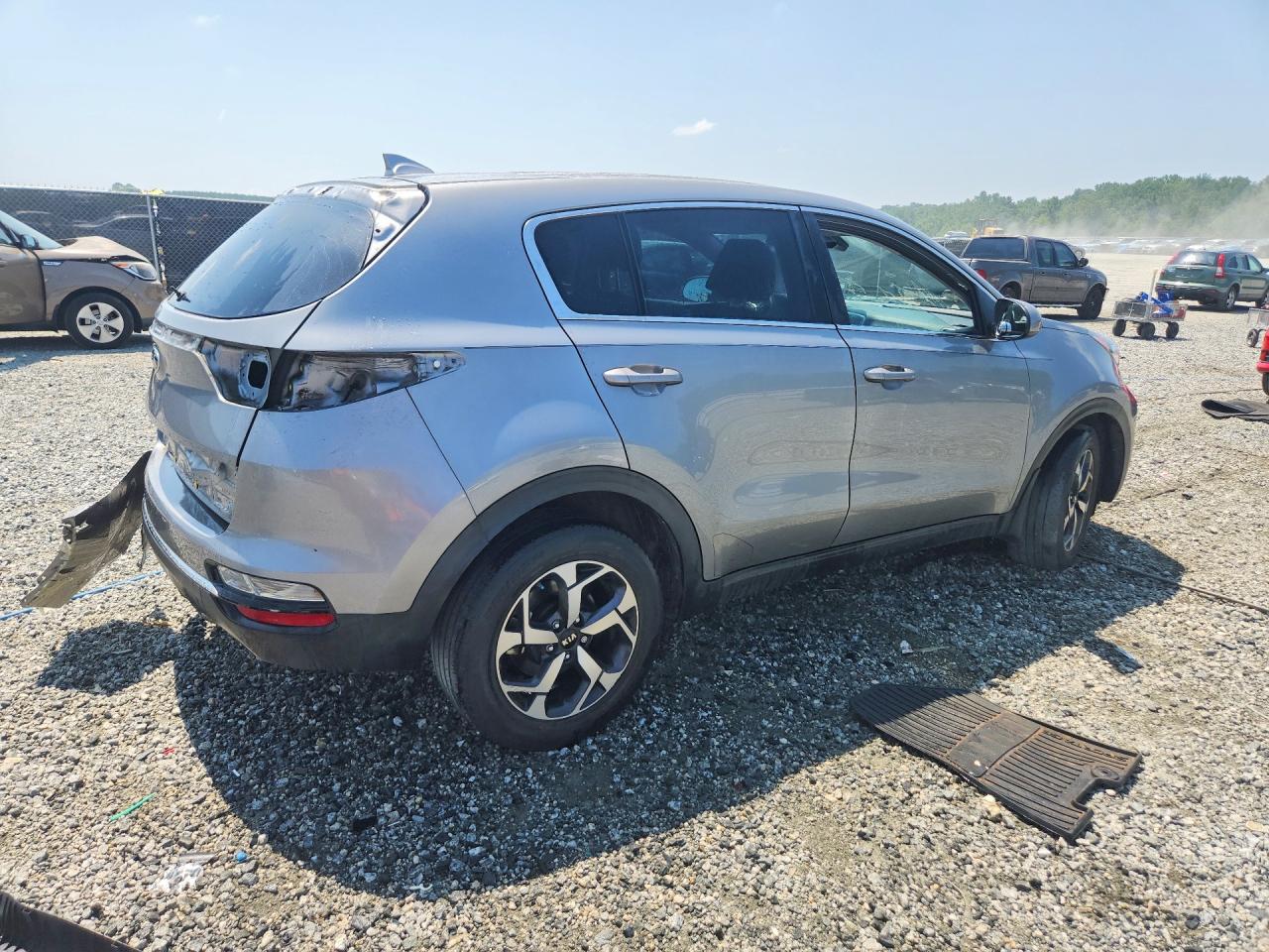 2021 Kia Sportage Lx Silver vin: KNDPM3AC1M7944934