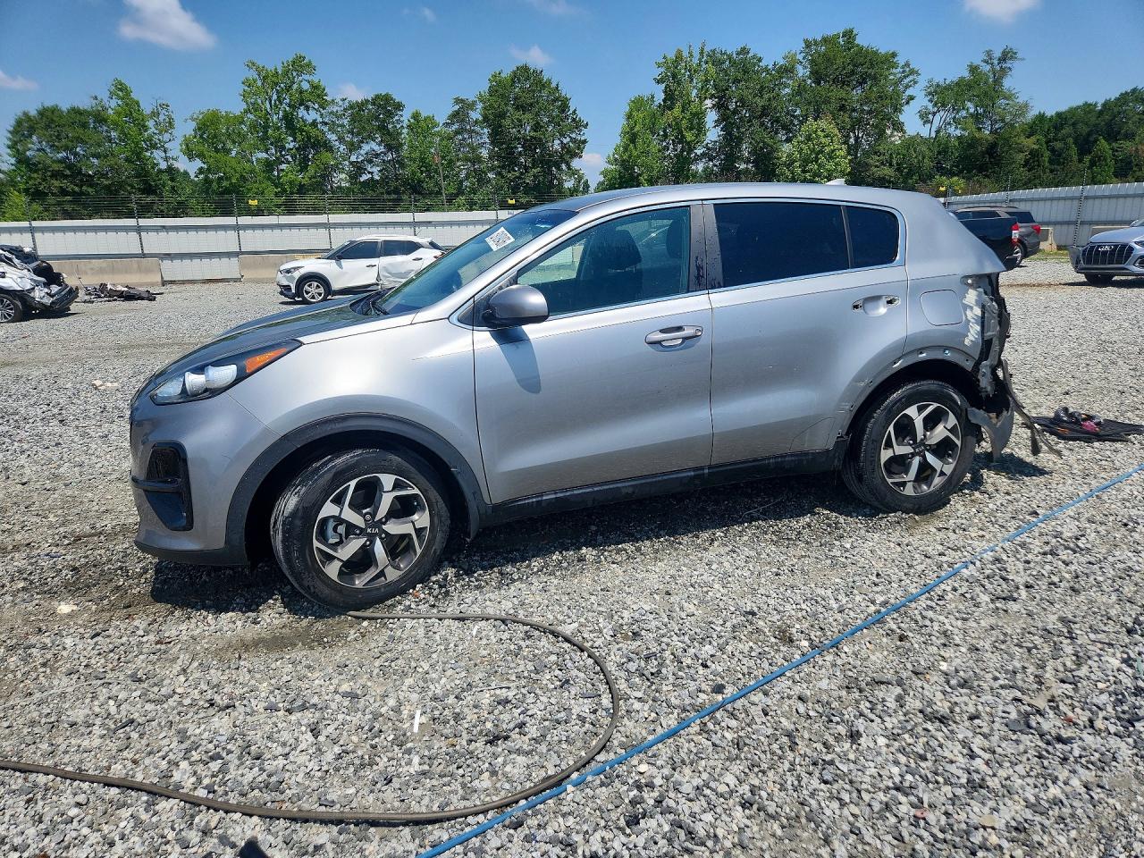2021 Kia Sportage Lx Silver vin: KNDPM3AC1M7944934