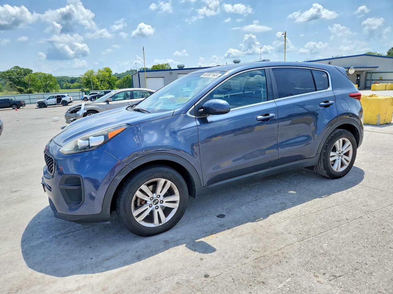 2018 Kia Sportage Lx Синий vin: KNDPM3AC2J7313377