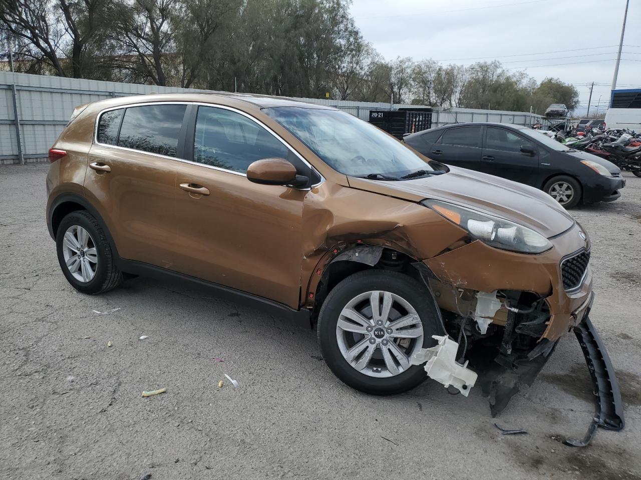 2017 Kia Sportage Lx Brown vin: KNDPM3AC3H7061892