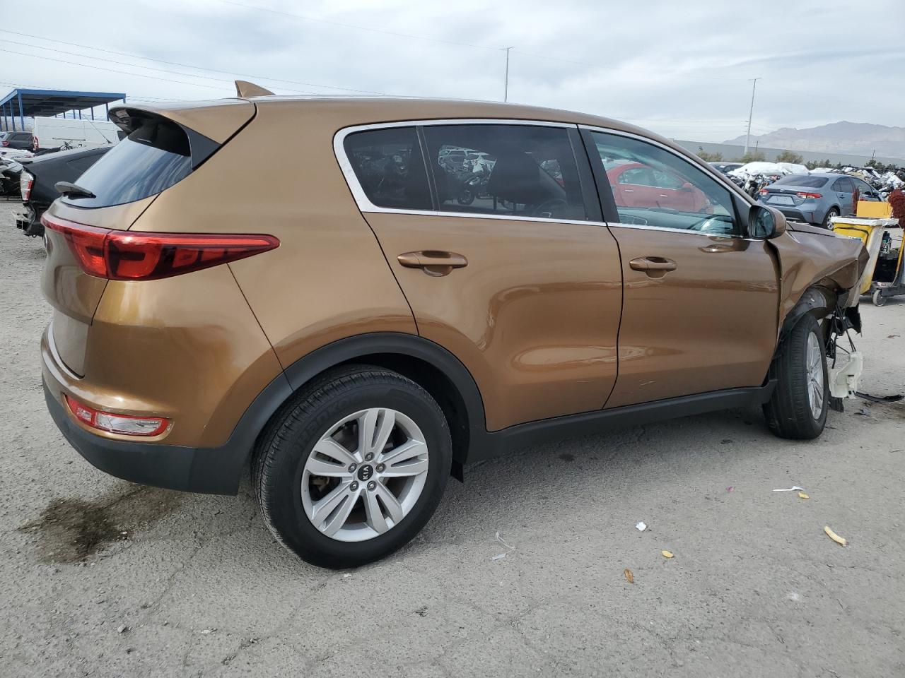 2017 Kia Sportage Lx Brown vin: KNDPM3AC3H7061892