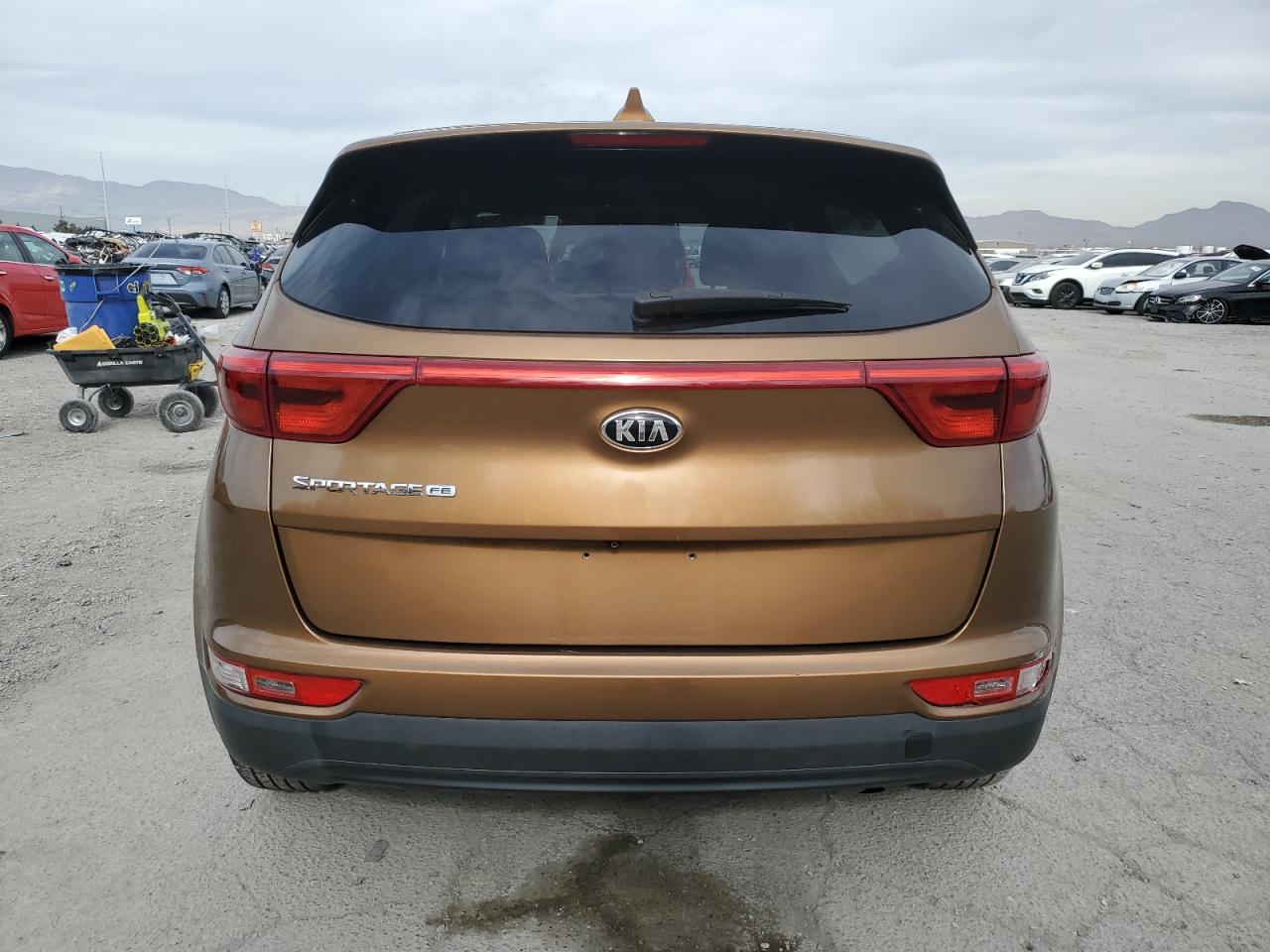 2017 Kia Sportage Lx Brown vin: KNDPM3AC3H7061892