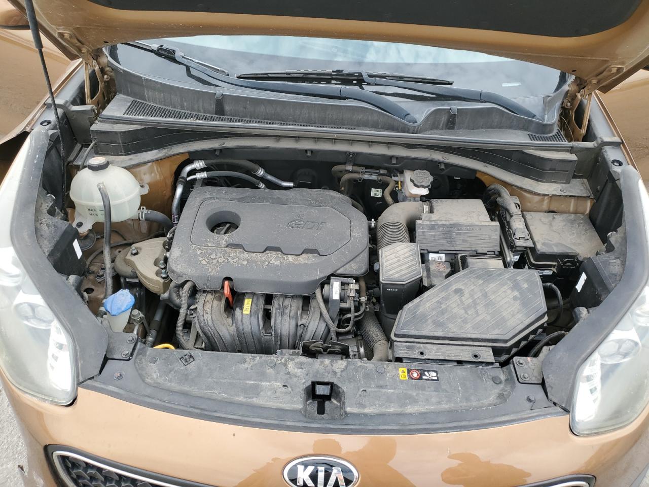 2017 Kia Sportage Lx Brown vin: KNDPM3AC3H7061892