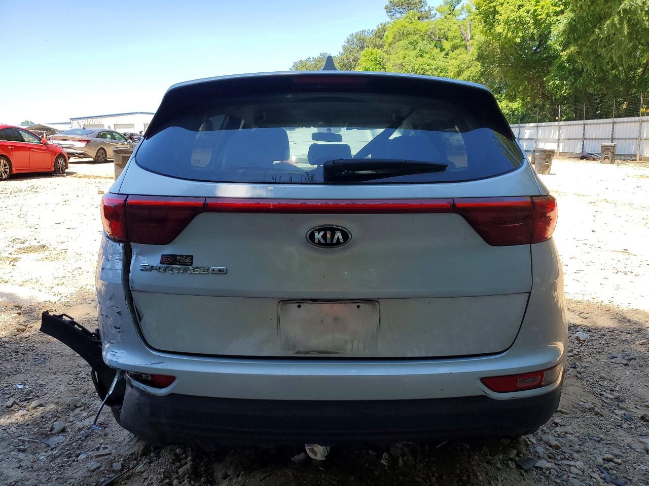 2019 Kia Sportage Lx Silver vin: KNDPM3AC3K7536593