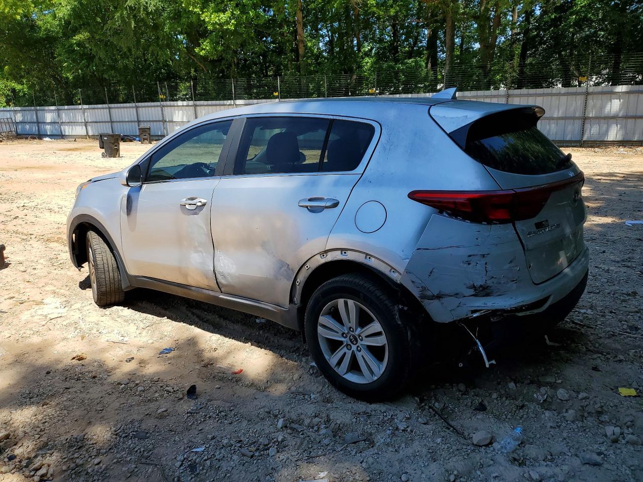 2019 Kia Sportage Lx Silver vin: KNDPM3AC3K7536593