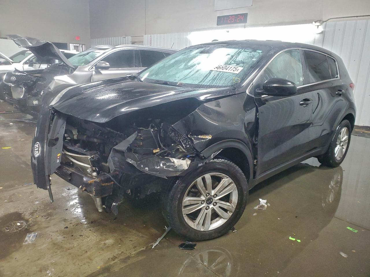 2019 Kia Sportage Lx Black vin: KNDPM3AC3K7562160