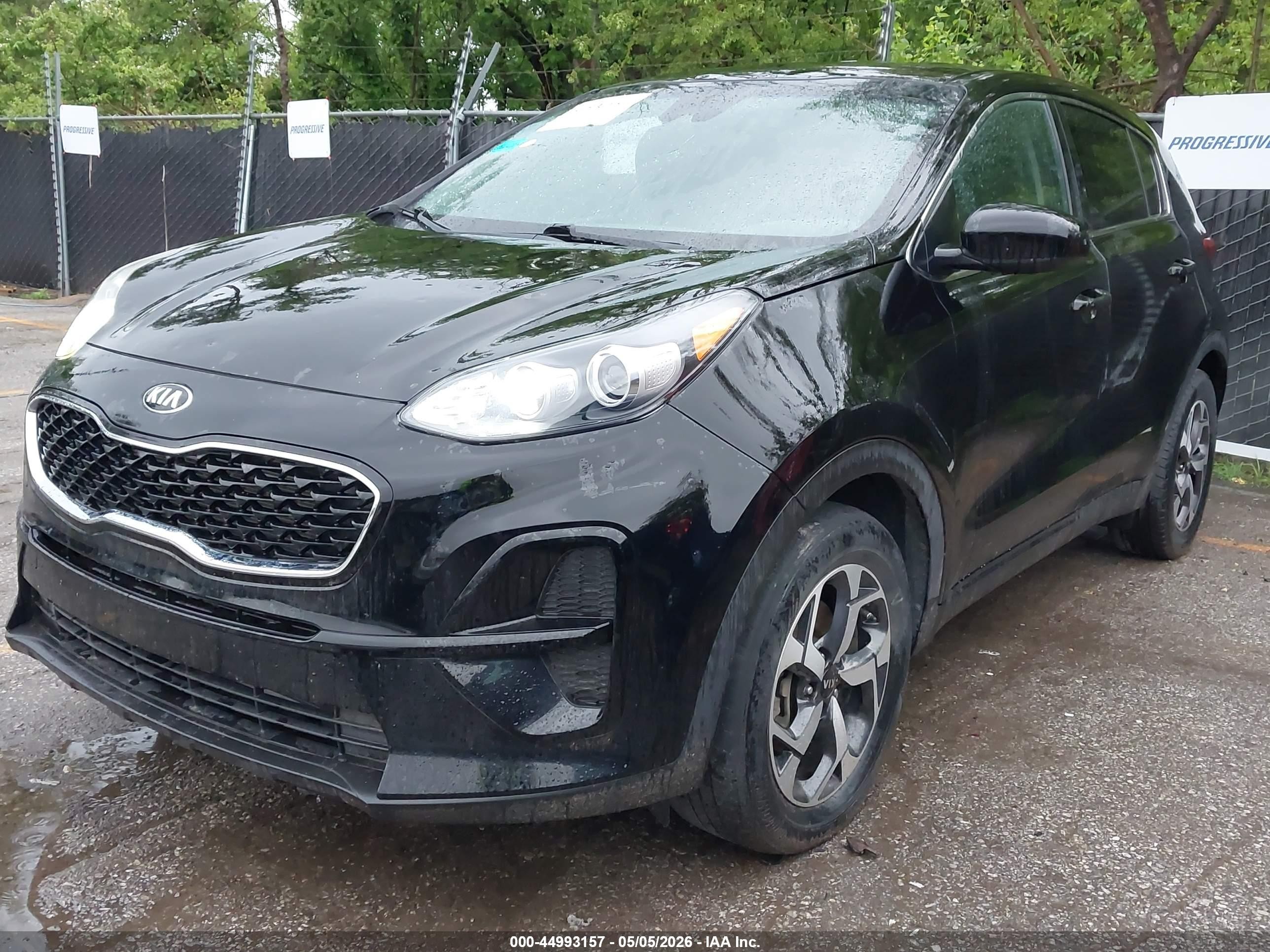 2022 Kia Sportage Lx Black vin: KNDPM3AC3N7964331