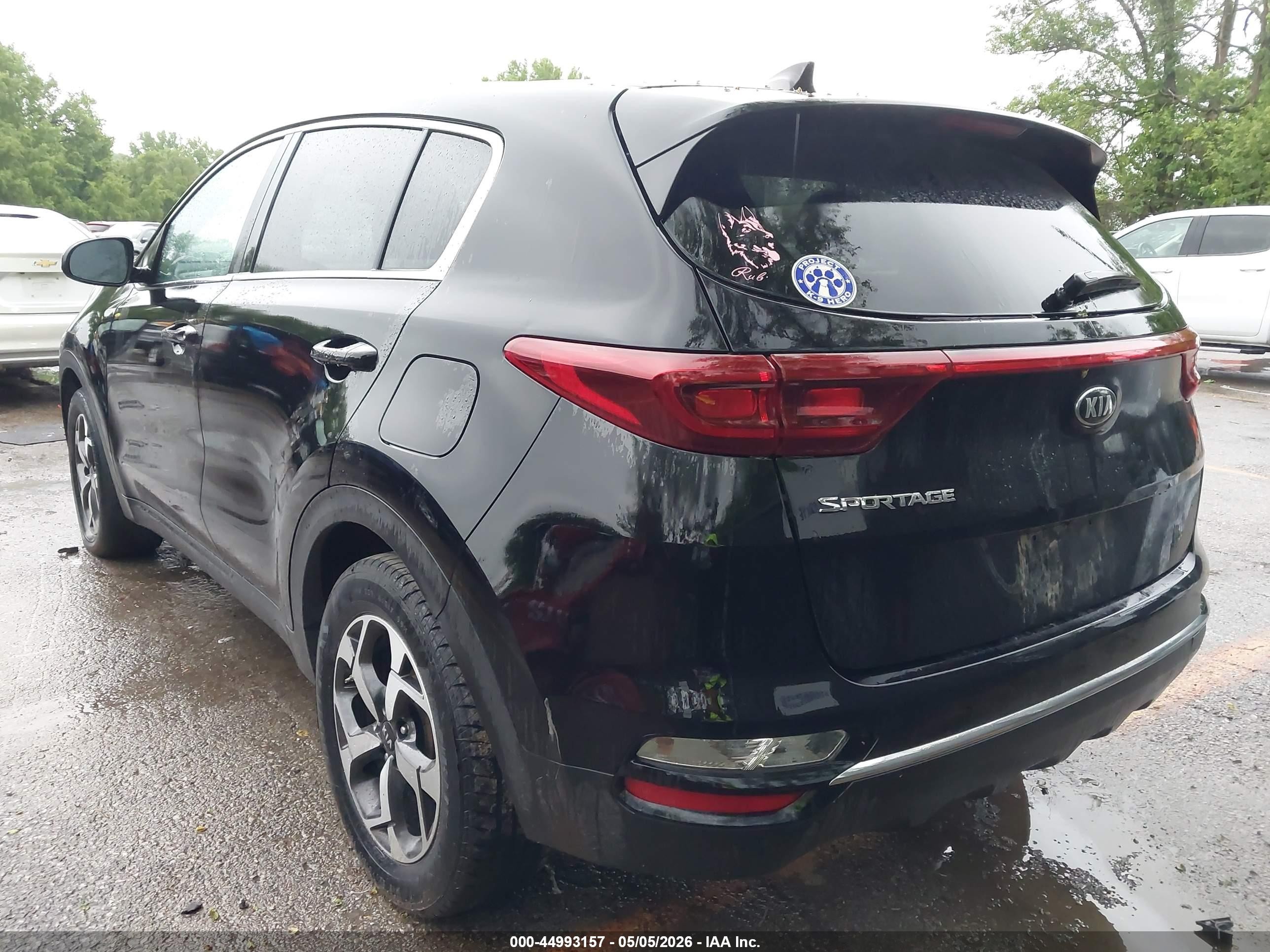 2022 Kia Sportage Lx Black vin: KNDPM3AC3N7964331