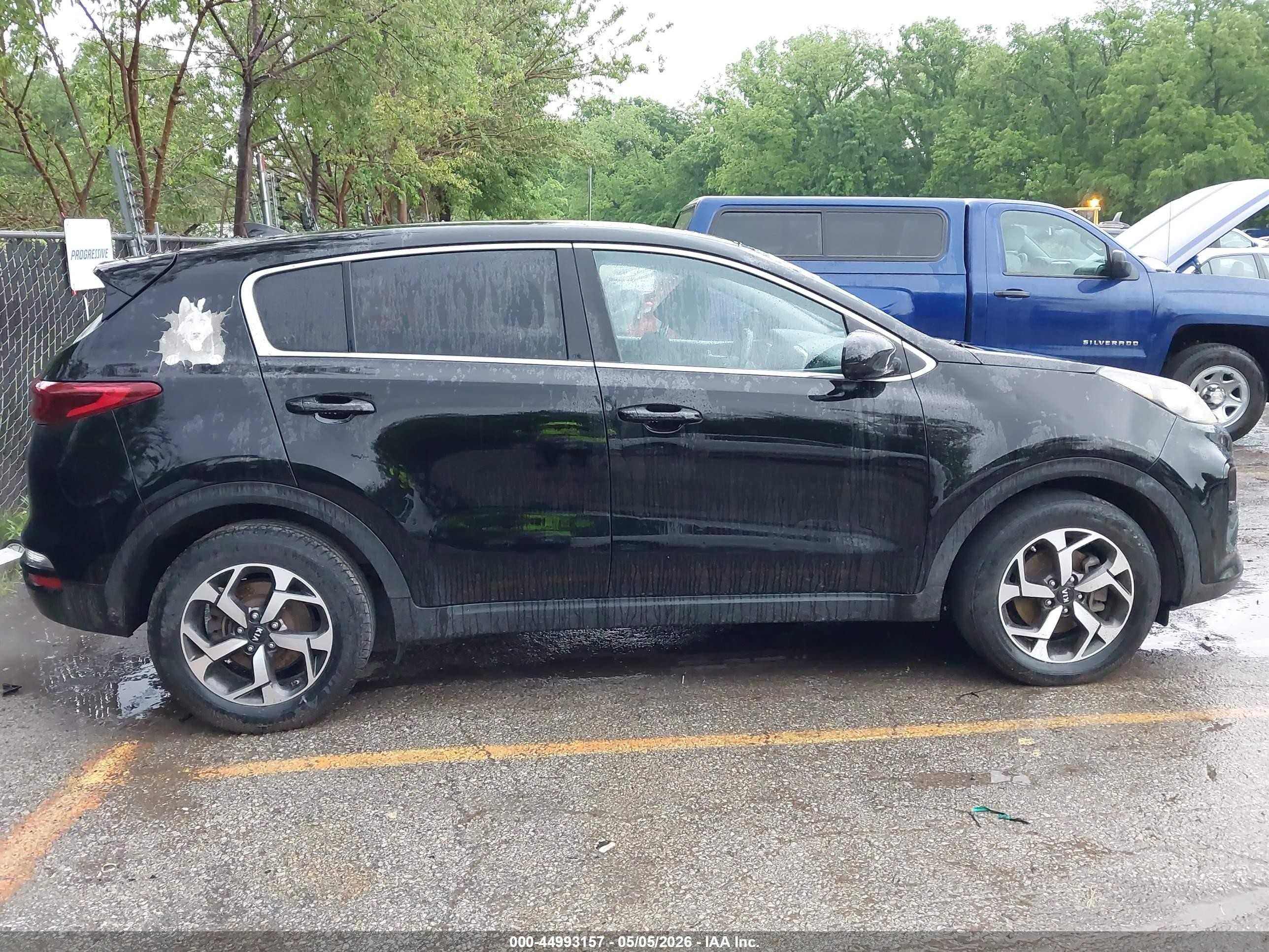 2022 Kia Sportage Lx Black vin: KNDPM3AC3N7964331