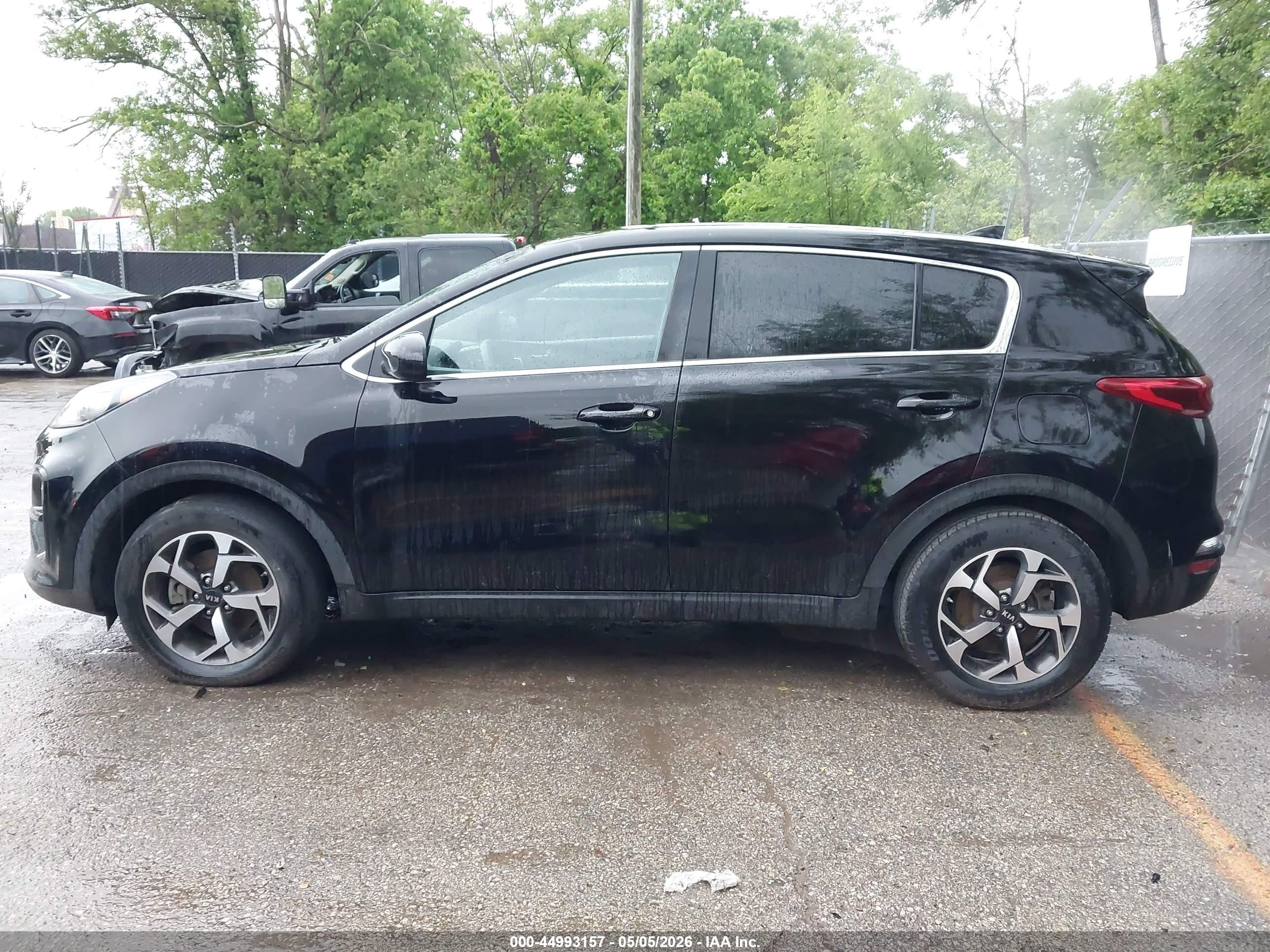 2022 Kia Sportage Lx Black vin: KNDPM3AC3N7964331