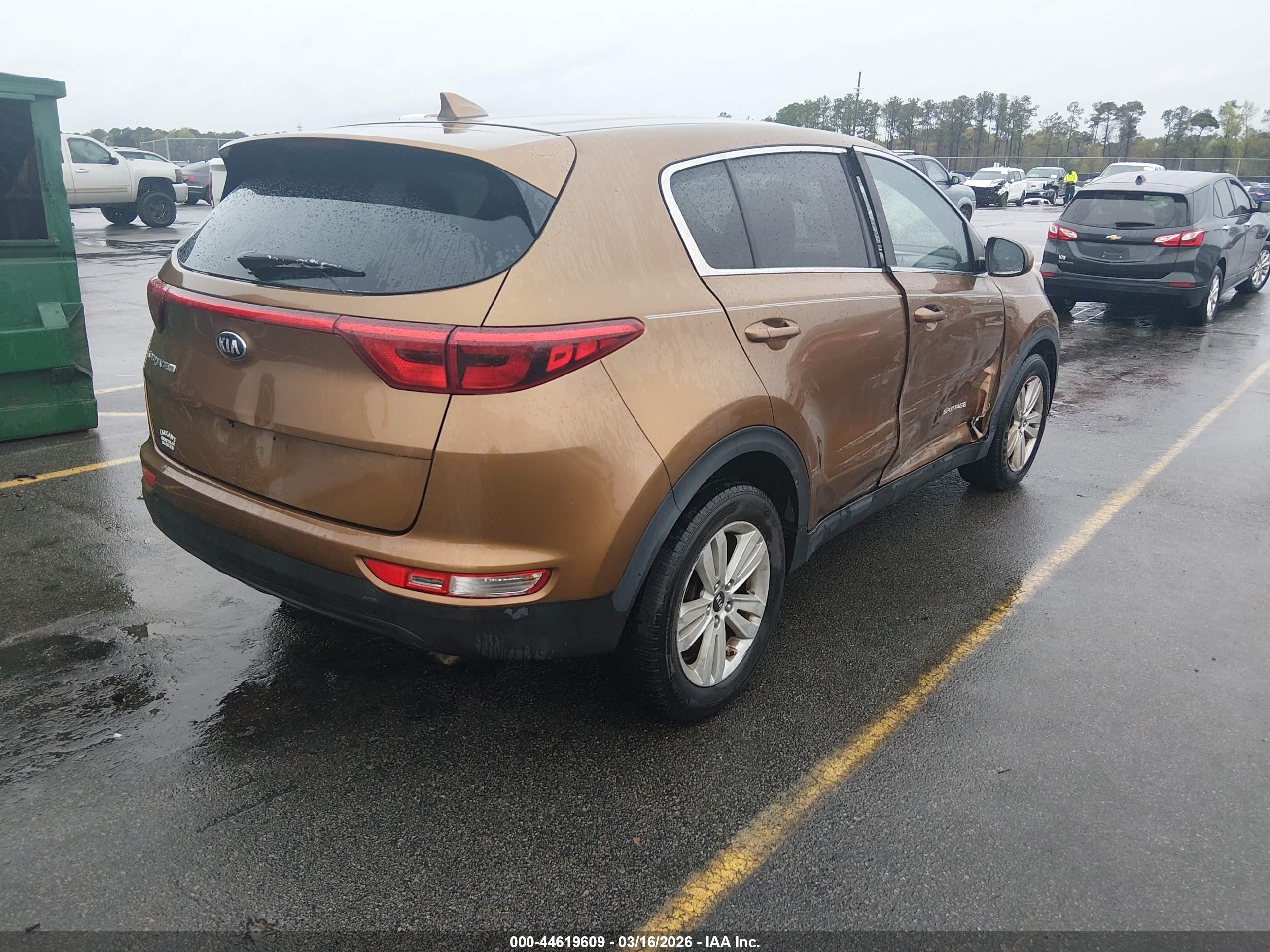 2017 Kia Sportage Lx Gold vin: KNDPM3AC4H7044678