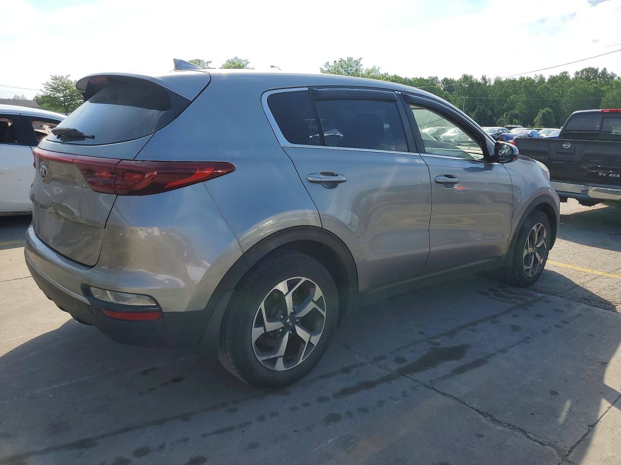 2020 Kia Sportage Lx Silver vin: KNDPM3AC4L7664407