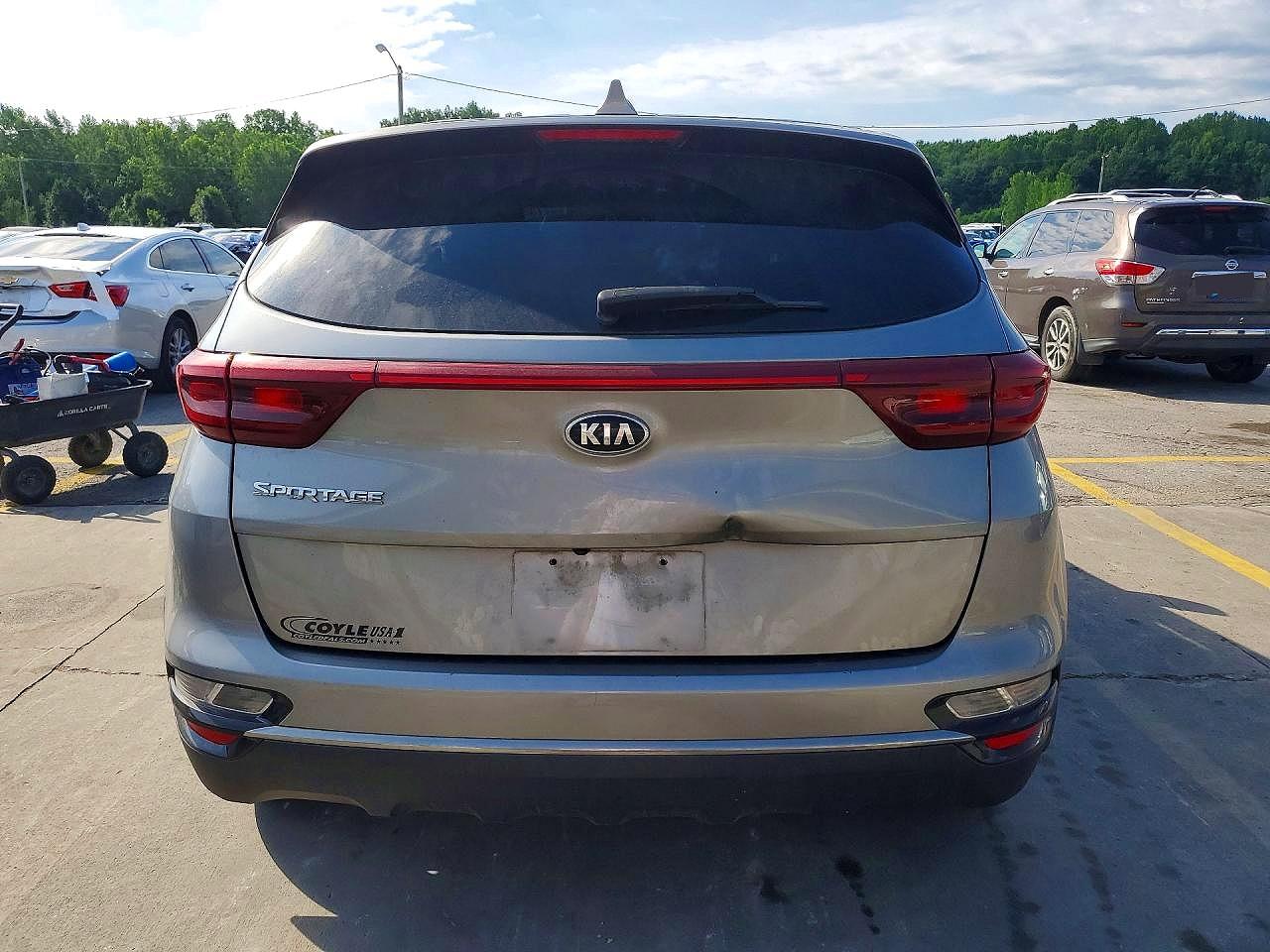 2020 Kia Sportage Lx Silver vin: KNDPM3AC4L7664407