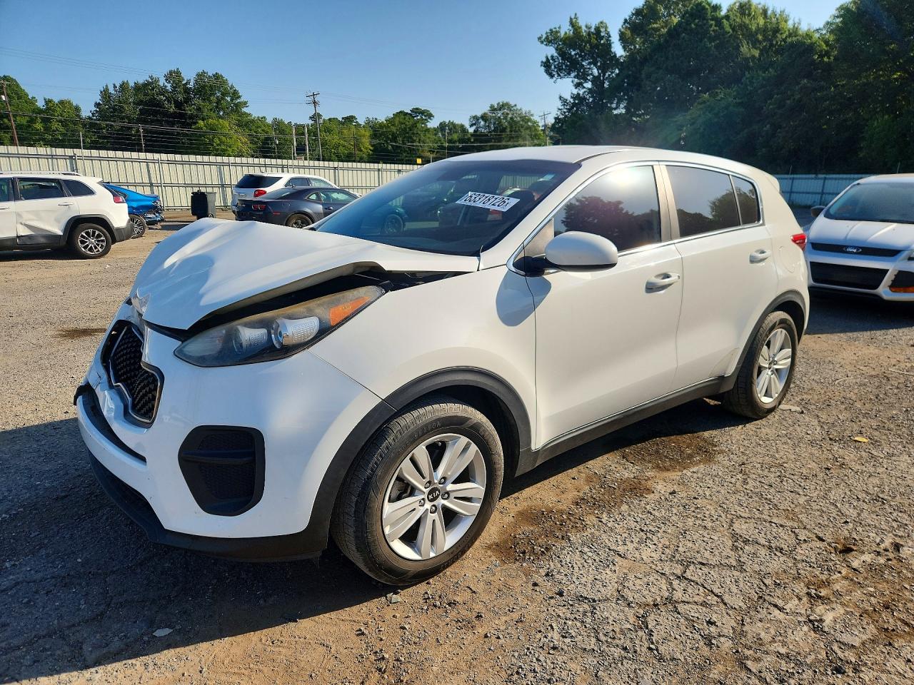 2017 Kia Sportage Lx Белый vin: KNDPM3AC6H7153661