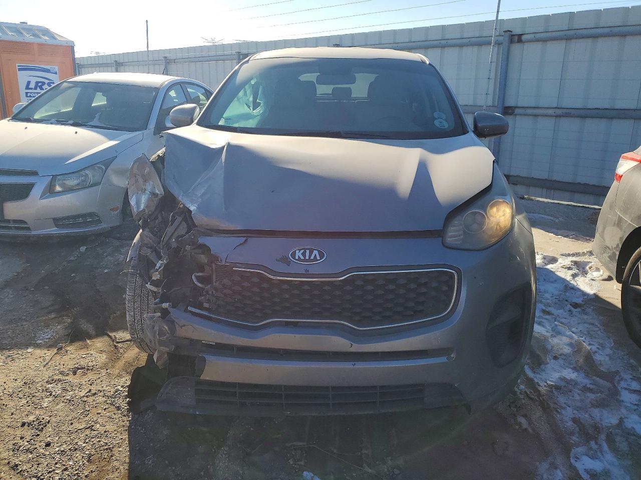 2019 Kia Sportage Lx Gray vin: KNDPM3AC6K7551671