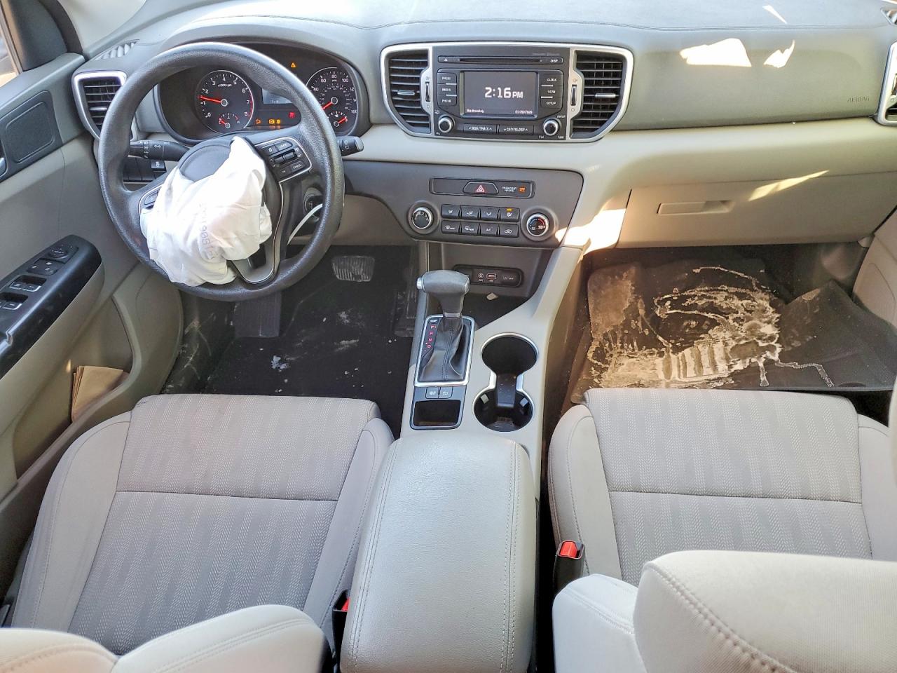 2019 Kia Sportage Lx Gray vin: KNDPM3AC6K7551671