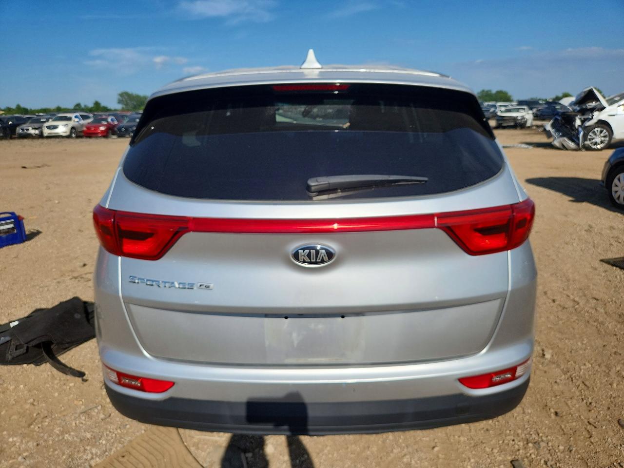 2019 Kia Sportage Lx Silver vin: KNDPM3AC7K7534054