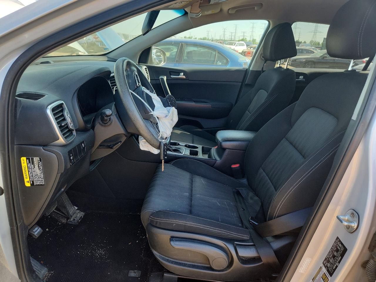 2019 Kia Sportage Lx Silver vin: KNDPM3AC7K7534054