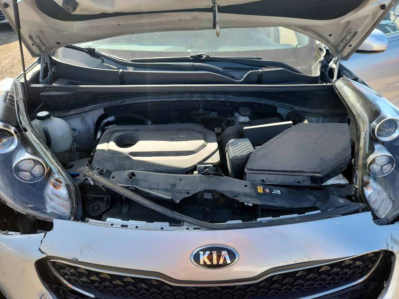 2019 Kia Sportage Lx Silver vin: KNDPM3AC7K7534054