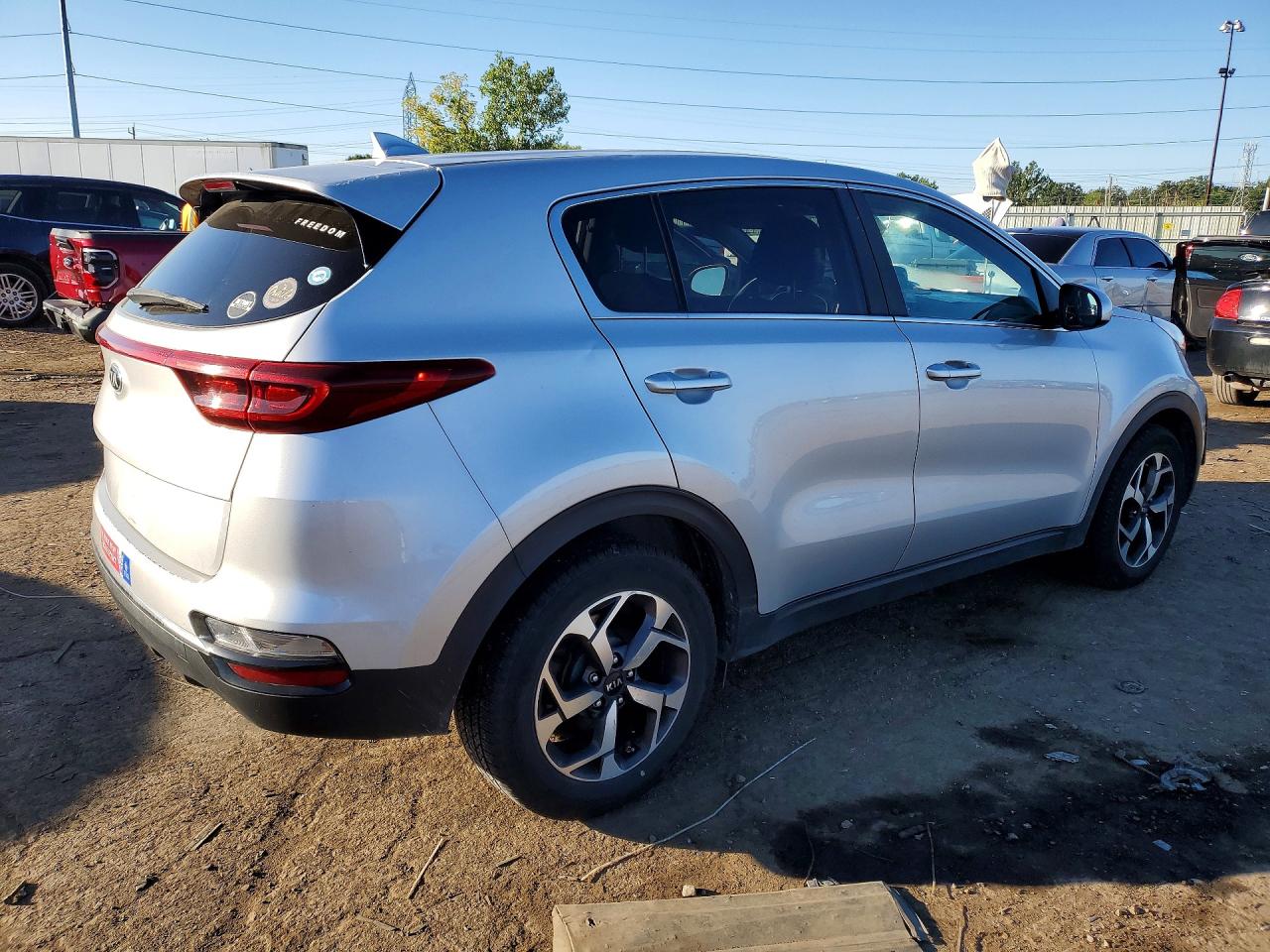 2020 Kia Sportage Lx Silver vin: KNDPM3AC7L7835134