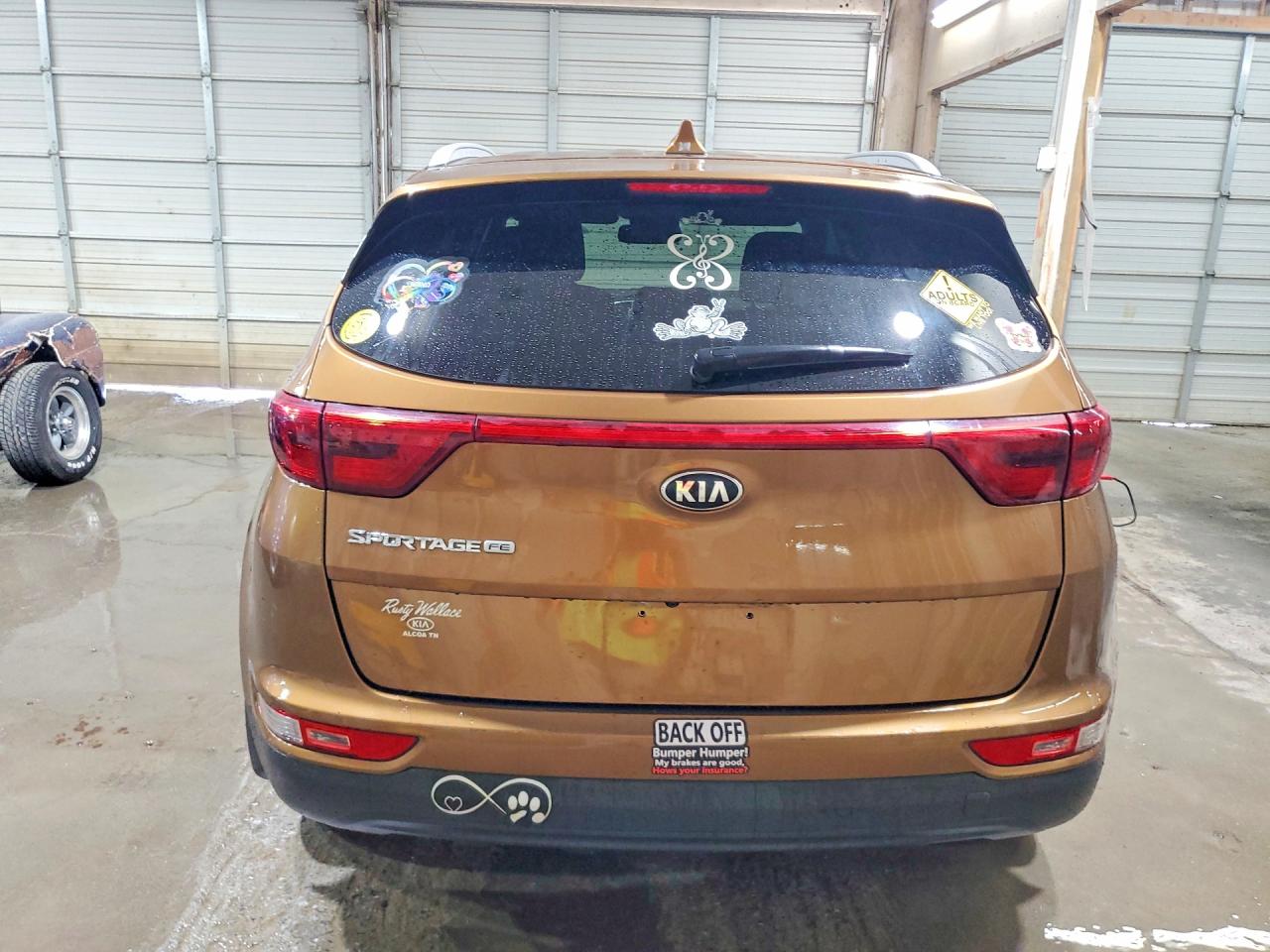 2017 Kia Sportage Lx Brown vin: KNDPM3AC8H7295560