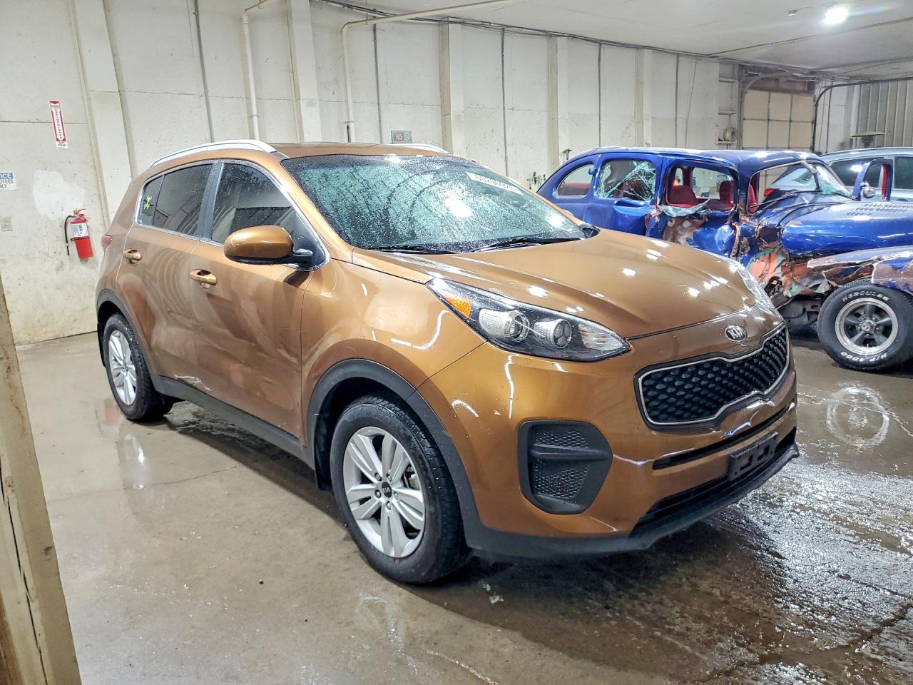 2017 Kia Sportage Lx Brown vin: KNDPM3AC8H7295560