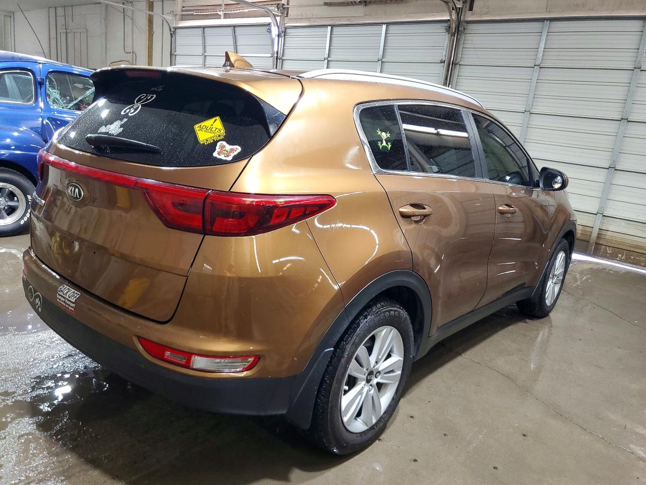 2017 Kia Sportage Lx Brown vin: KNDPM3AC8H7295560
