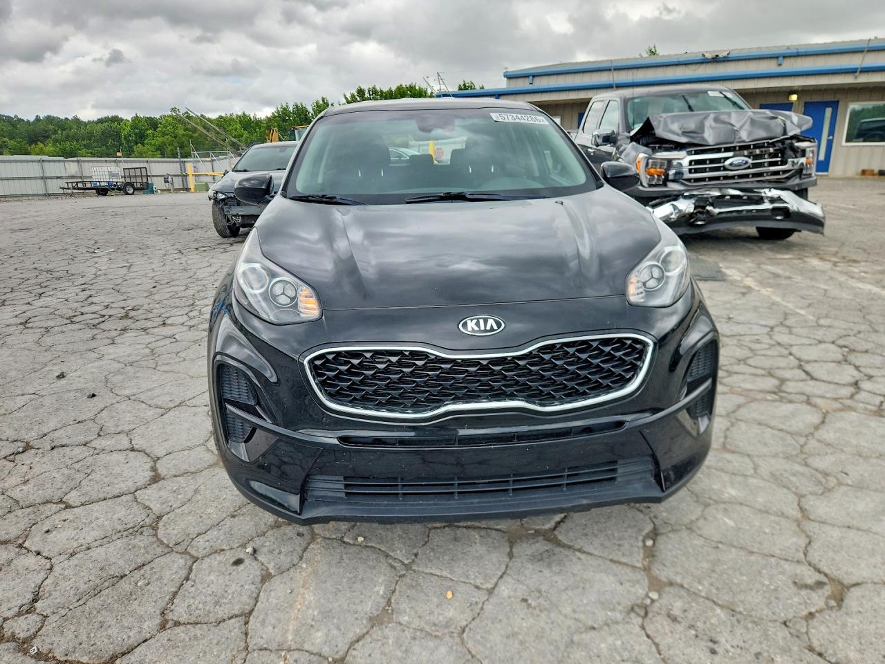 2021 Kia Sportage Lx Black vin: KNDPM3AC8M7941237
