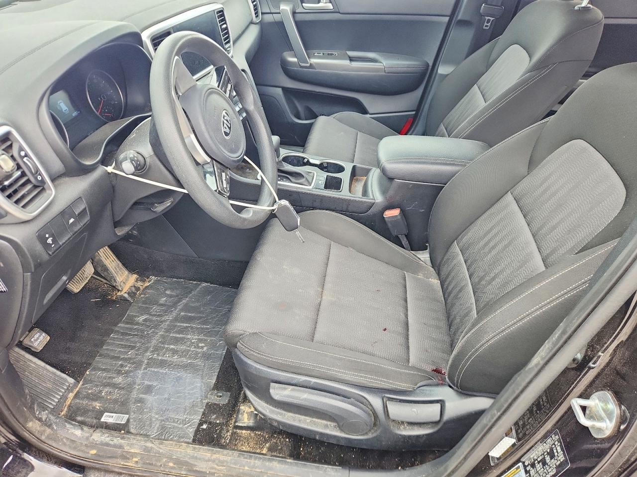 2021 Kia Sportage Lx Black vin: KNDPM3AC8M7941237