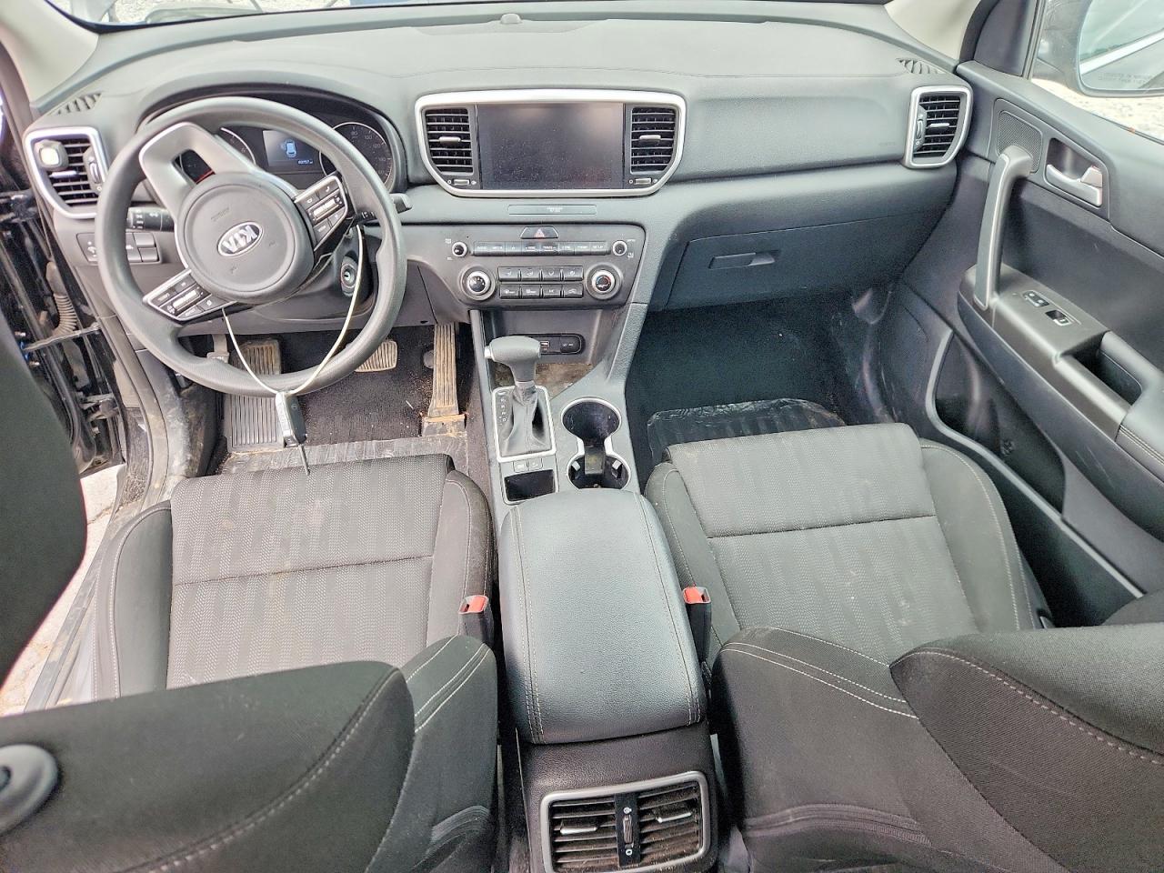 2021 Kia Sportage Lx Black vin: KNDPM3AC8M7941237